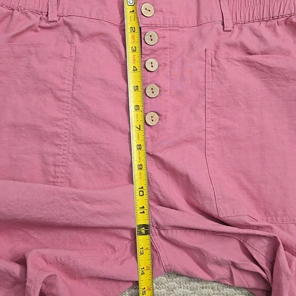 Lintico Lightweight Raspberry Pink Linen Pants XXL - Picture 6 of 8